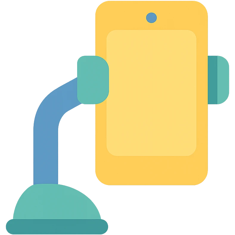 support de téléphone pour voiture, style color icon, moderne et simple emoji