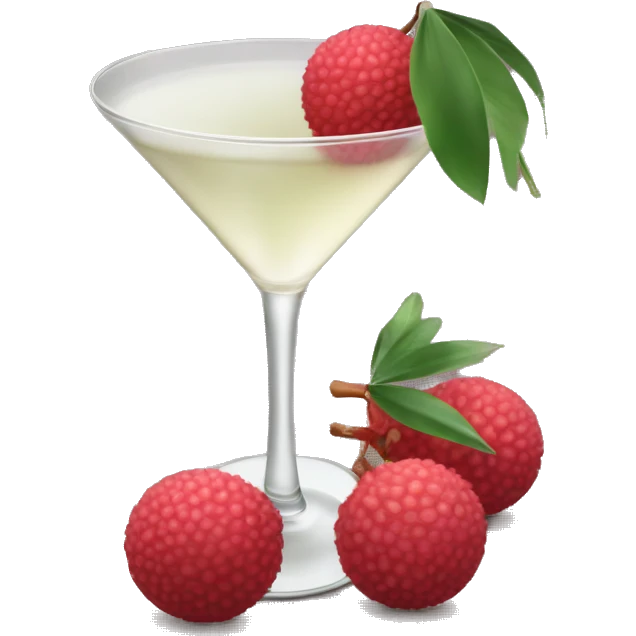 lychee martini  emoji