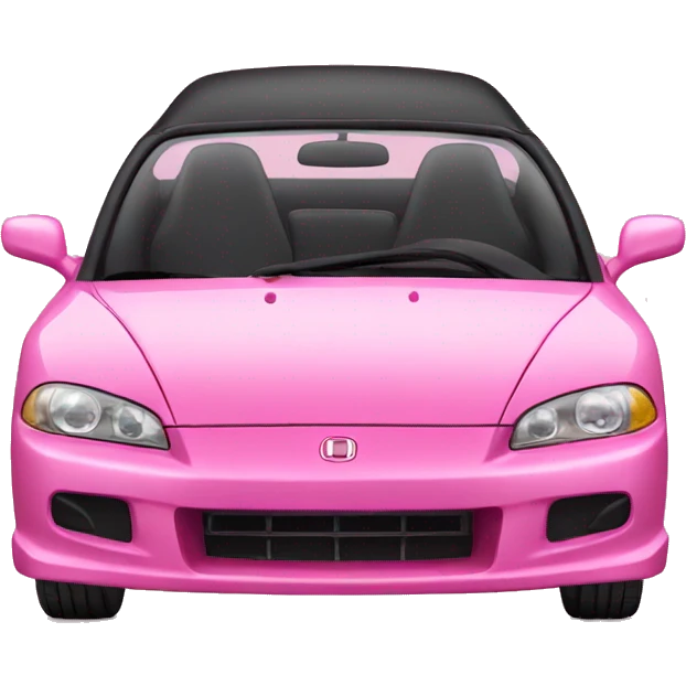 Pink Honda car emoji