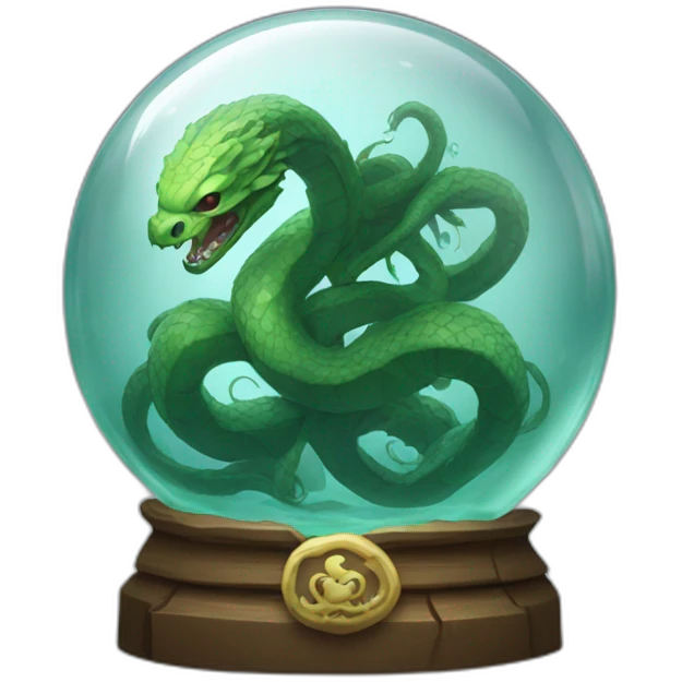 hydra in crystal ball emoji