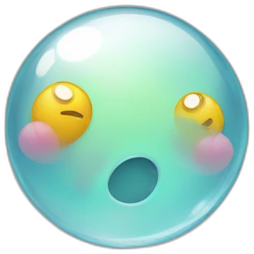 blowing Bubble emoji