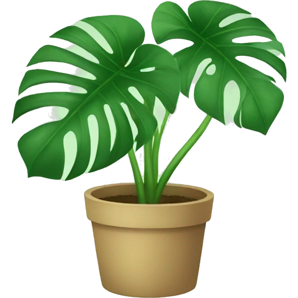 Monstera emoji