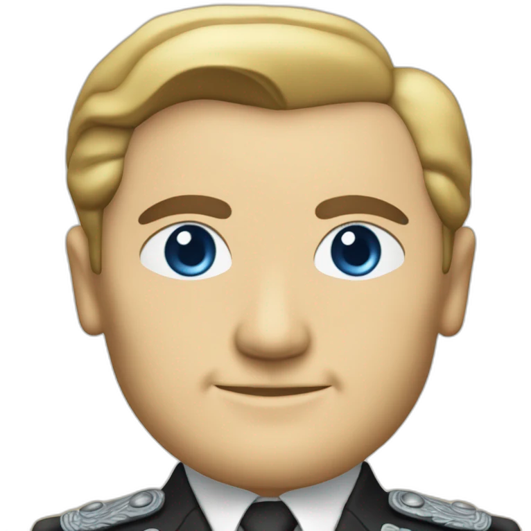 mustafa kemal ataturk with blue eyes and blonde emoji