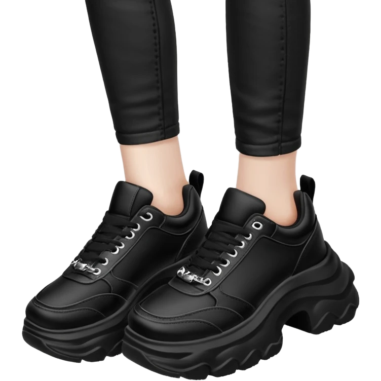 Zapatillas de plataforma estilo Demonias Wave 32 emoji