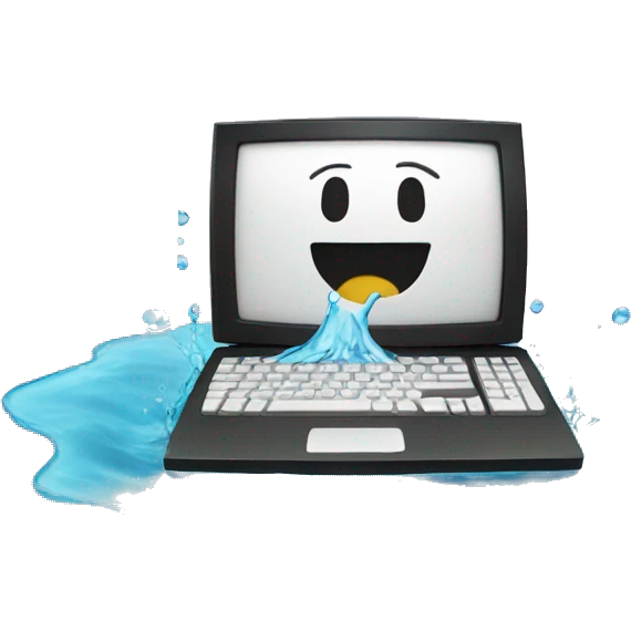 computer in water emoji