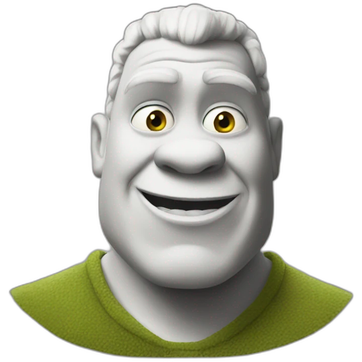 white-shrek emoji