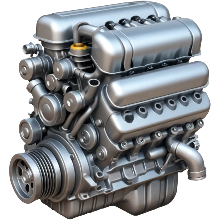 simplistic car engine emoji