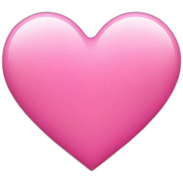 Heart pink emoji