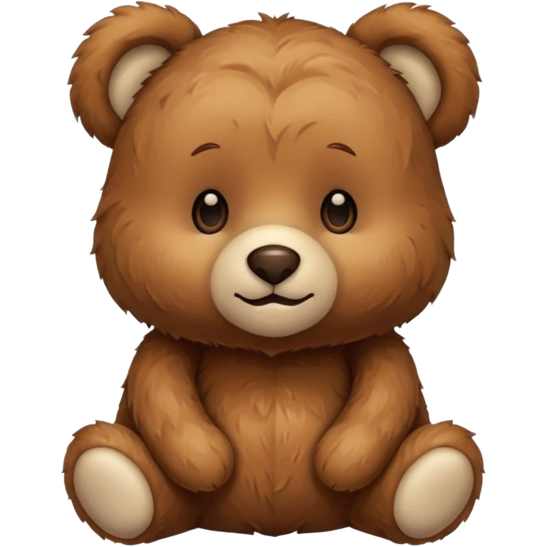 Oso de peluche Adorable emoji