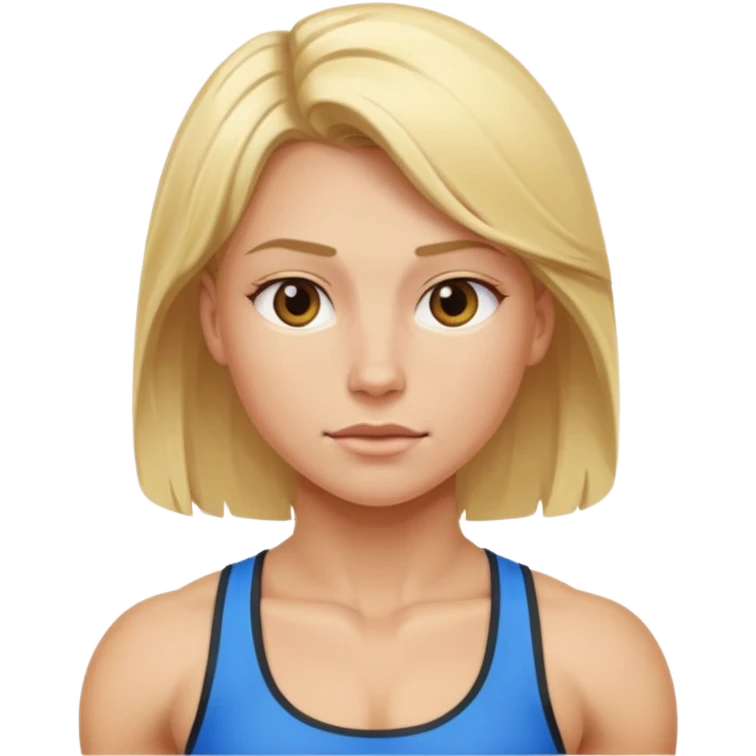 blonde athlete emoji
