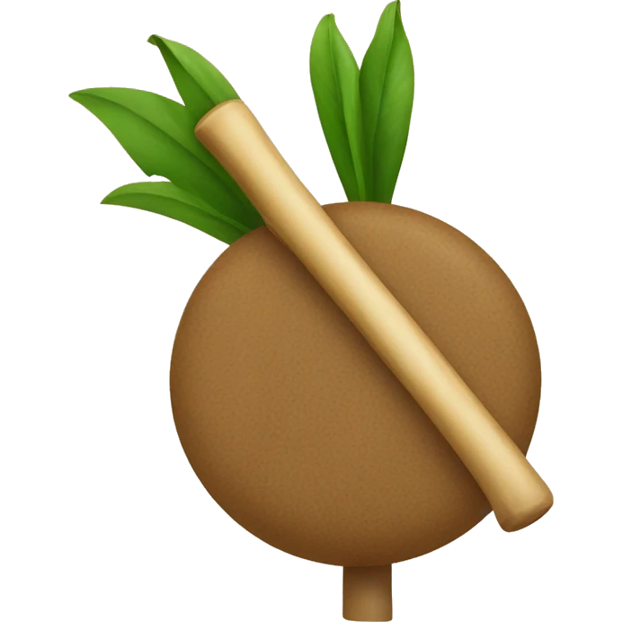 Cane mela foglia emoji