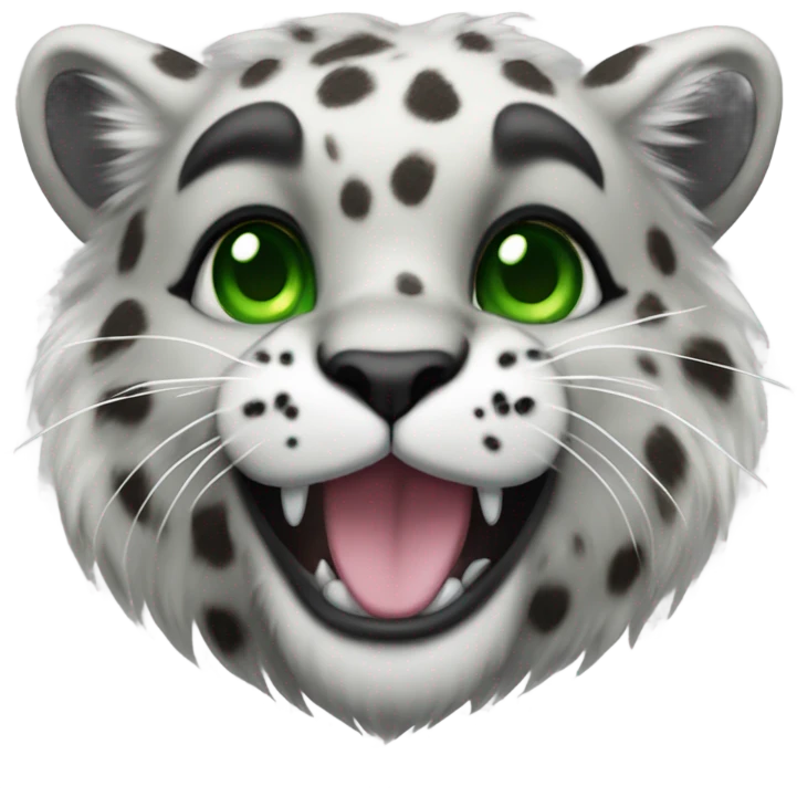 Snow leopard  emoji