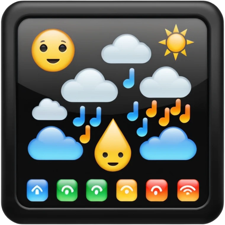 Sistemas de comunicación primitivos, sin pronósticos meteorológicos confiables emoji