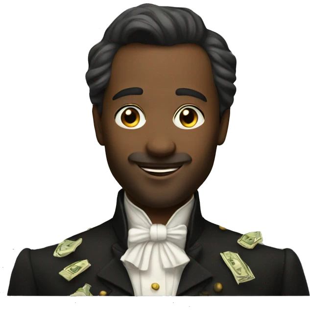 aristocrat with money emoji