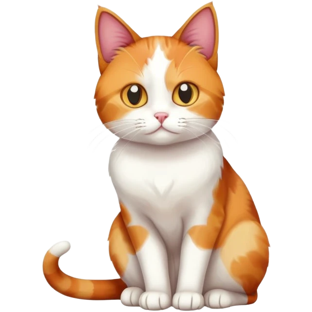 cat full body sitting emoji