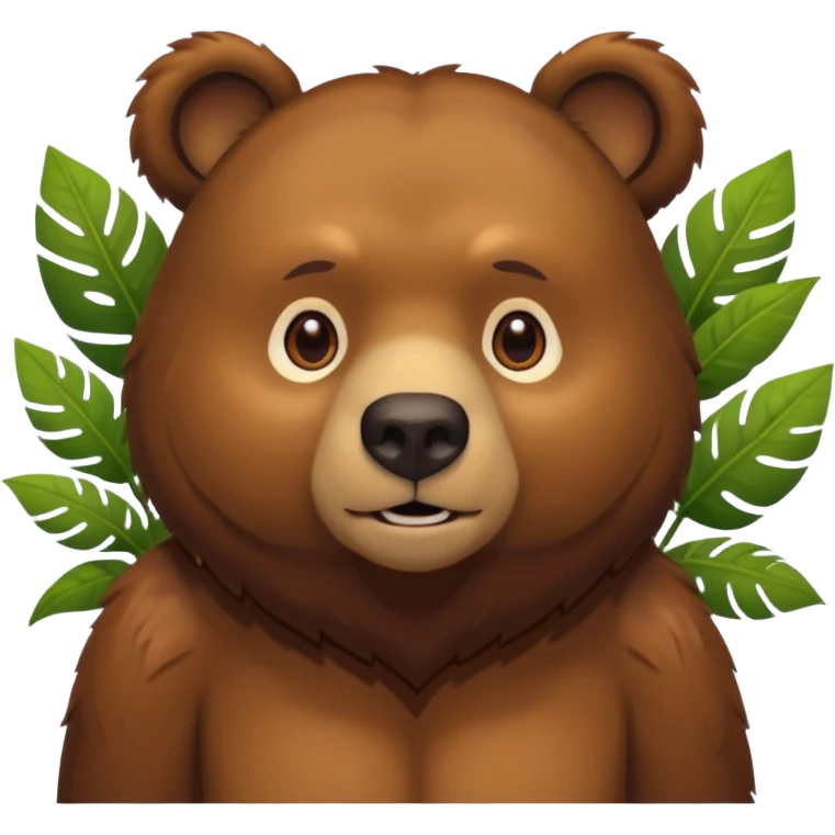 jungle wild bear emoji