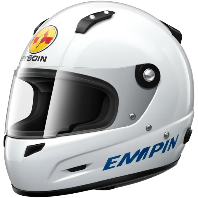 racing driver helmet emoji