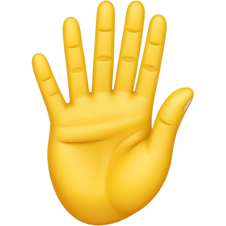 Emoji hand with 3 fingers up emoji