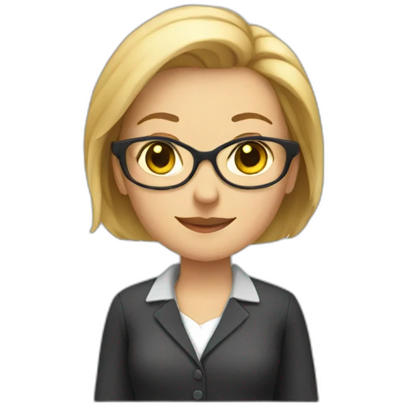 white woman teacher emoji