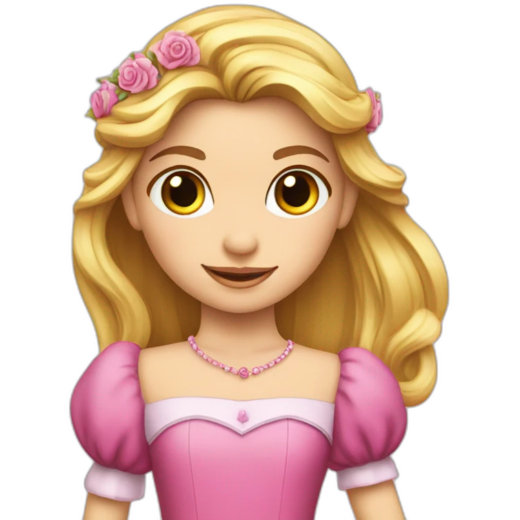 Mädchen Prinzessin verliebt emoji