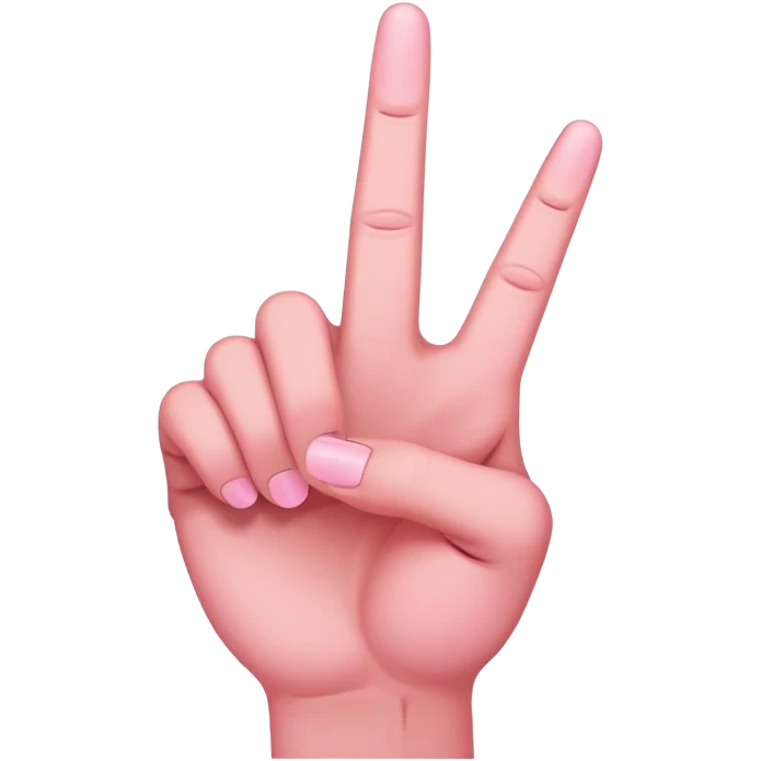 pink middle finger emoji