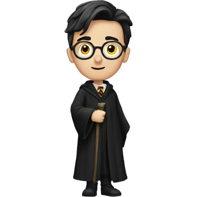 Harry Potter with the castle emoji
