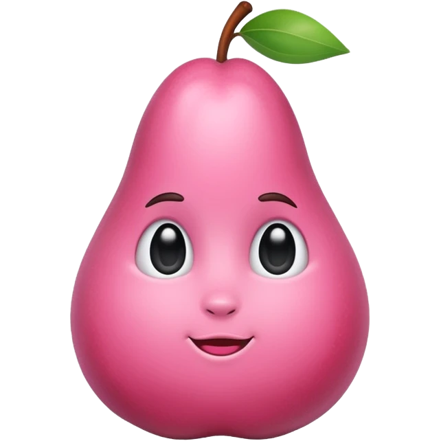 pink pear sem rosto emoji