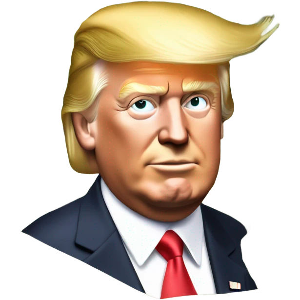 Raining money behind trump emoji
