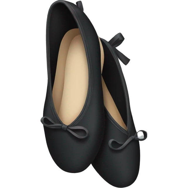 Black ballet shoes emoji