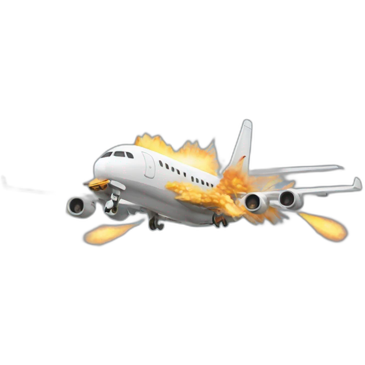 Avion explose tour emoji