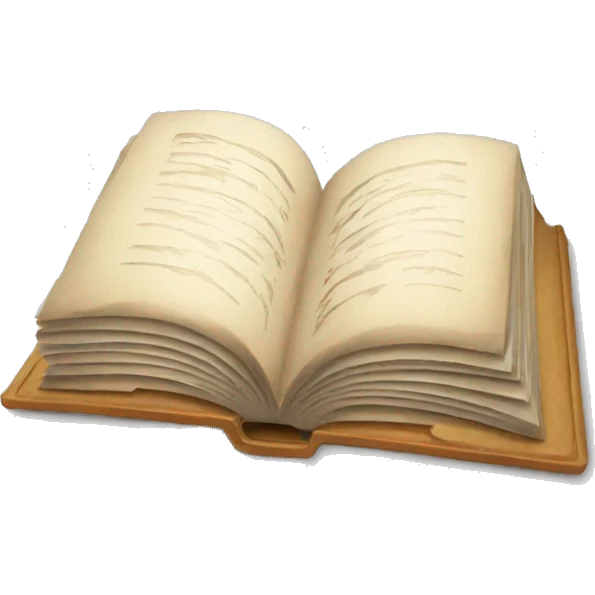Open book emoji