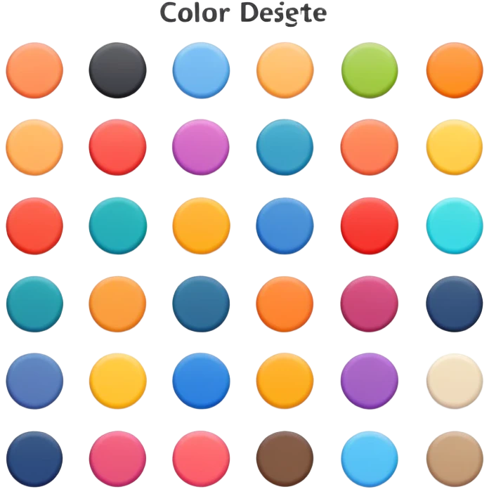 graphic design color palette clen illustration emoji