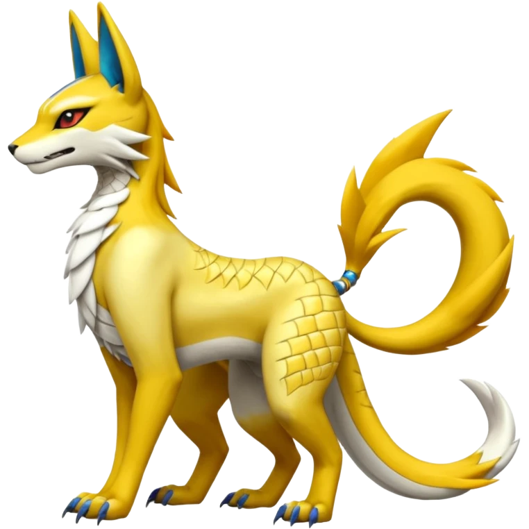 Renamon-Zeraora-Bastet-Koraidon-Latias-Vernid-Sergal-fusion-hybrid-creature emoji