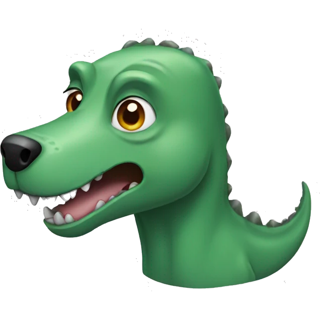 dog dinosaur  emoji