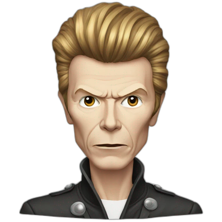 David Bowie lightning emoji
