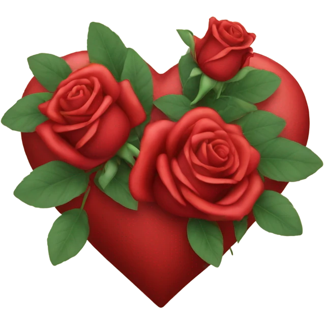 heart with red roses emoji