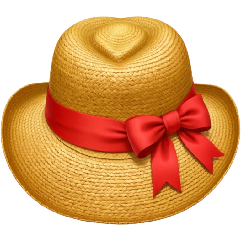 straw hat from one piece emoji