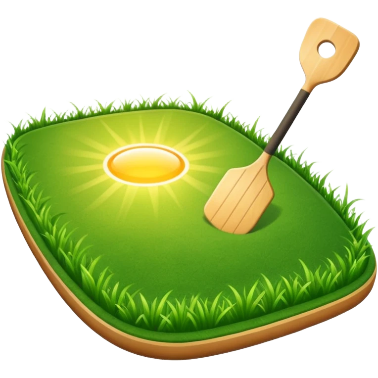 Paddle field scenery emoji
