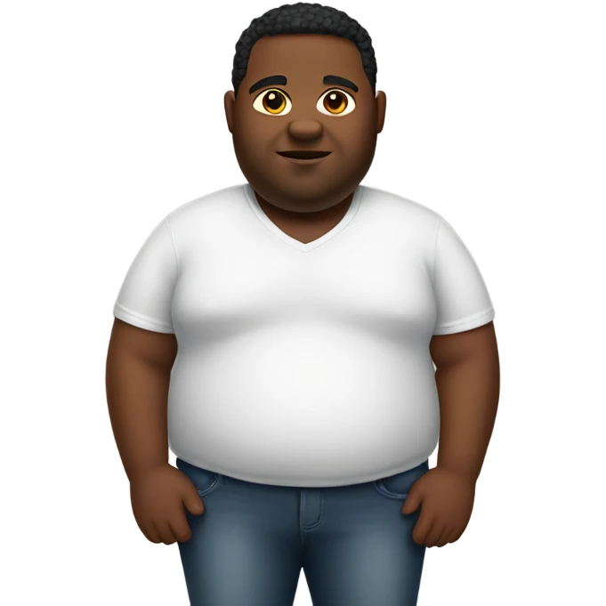 Fat gay black dude emoji
