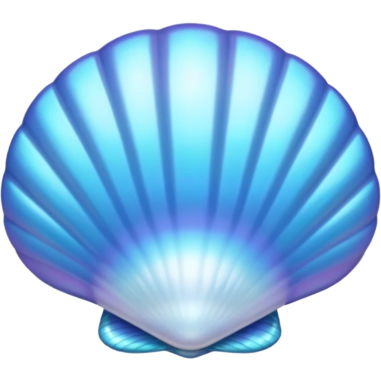 pearl in blue shells emoji