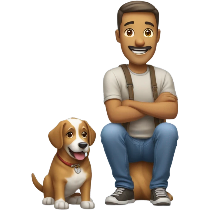 dad dog emoji