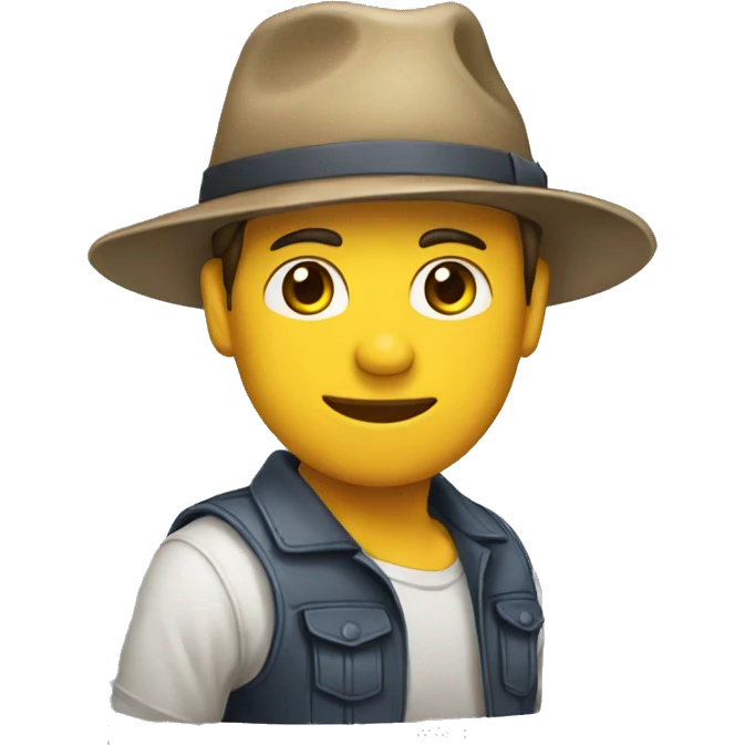 Gorra y pañoleta emoji