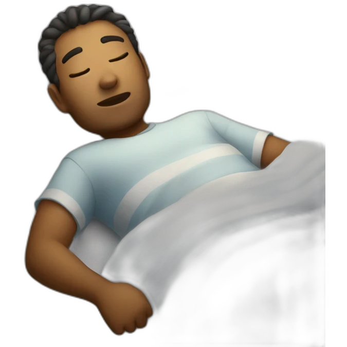 going to sleep emoji