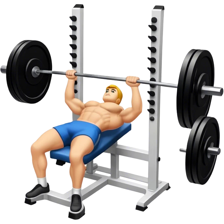 close-grip flat-benchpress emoji