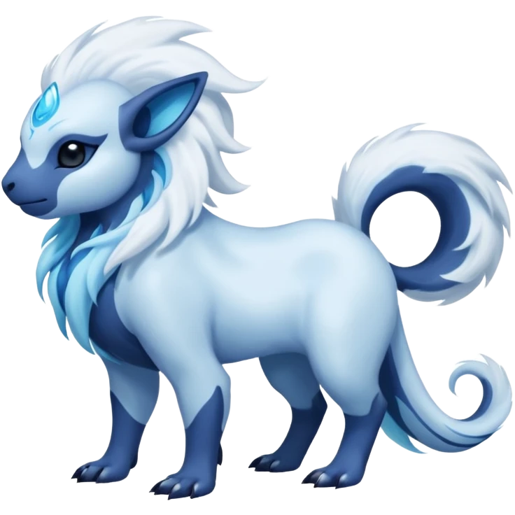Absol-Lumineon-Amauara-Fakémon-hybrid-creature (full body)  emoji