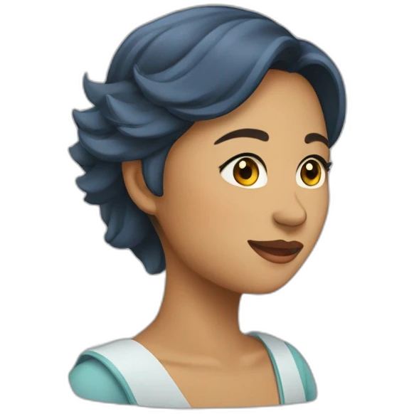 wanita bulan emoji