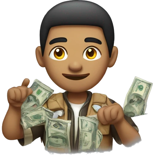 native  gamer  doing the money sign emoji
