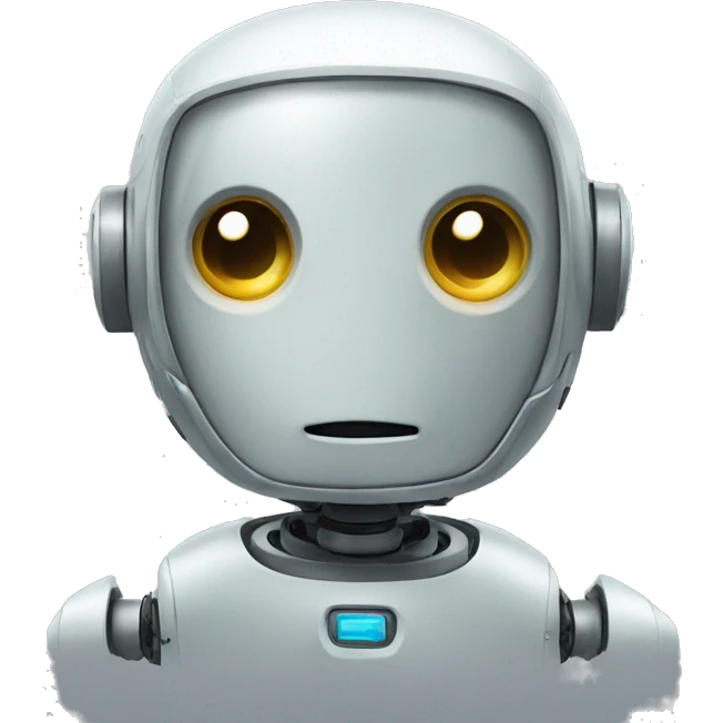 curious robot emoji