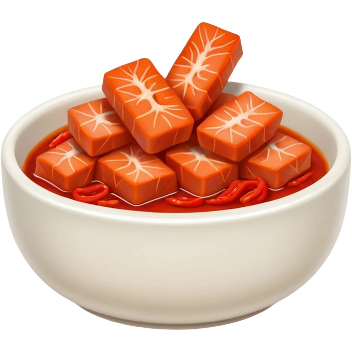 baechu kimchi inspired by reference photo emoji
