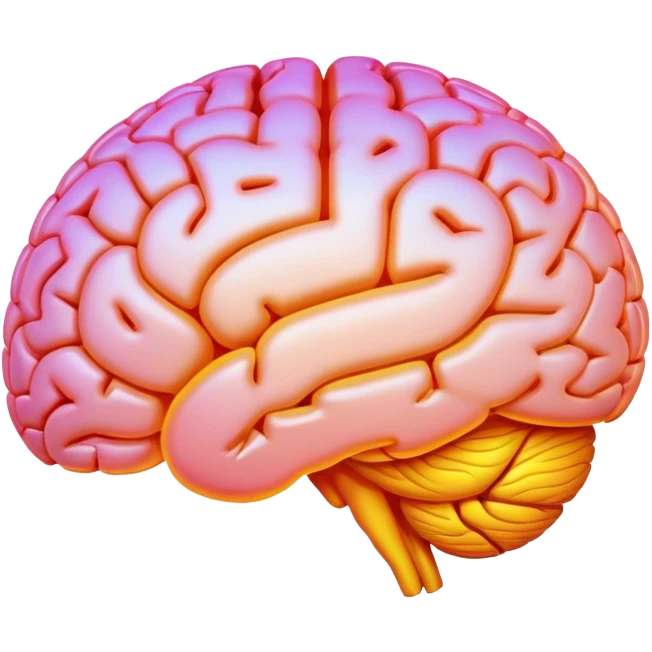 AI brain without barriers or chains, free-thinking AI emoji